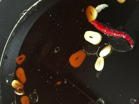 めんつゆ使用で超簡単‼︎もつ鍋用のスープ